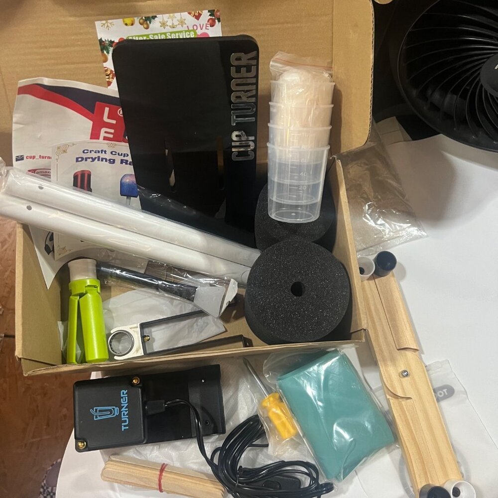 Cup Turner Spinner Kit Tumbler DIY Kit Set - Picture 7 of 14